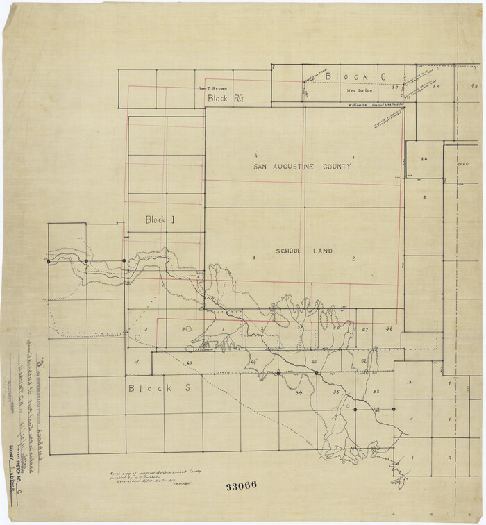6642, Lubbock County Rolled Sketch 6, General Map Collection
