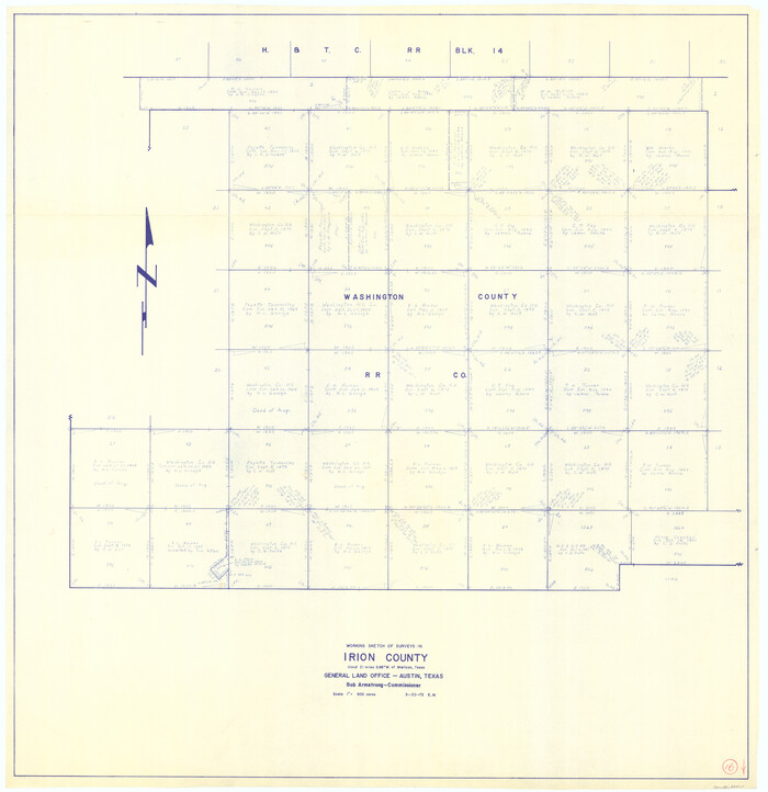66425, Irion County Working Sketch 16, General Map Collection