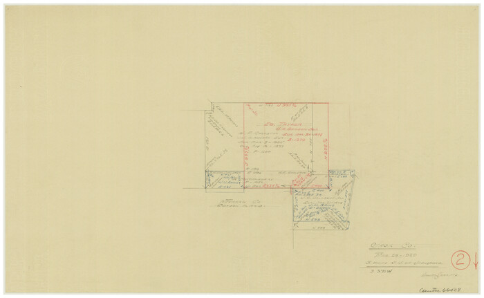 66428, Jack County Working Sketch 2, General Map Collection