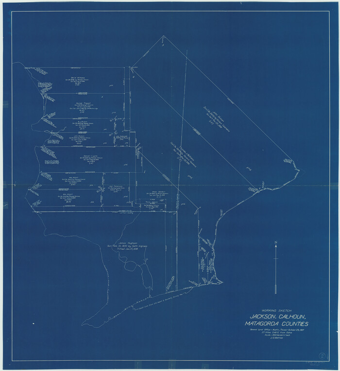 66450, Jackson County Working Sketch 2, General Map Collection
