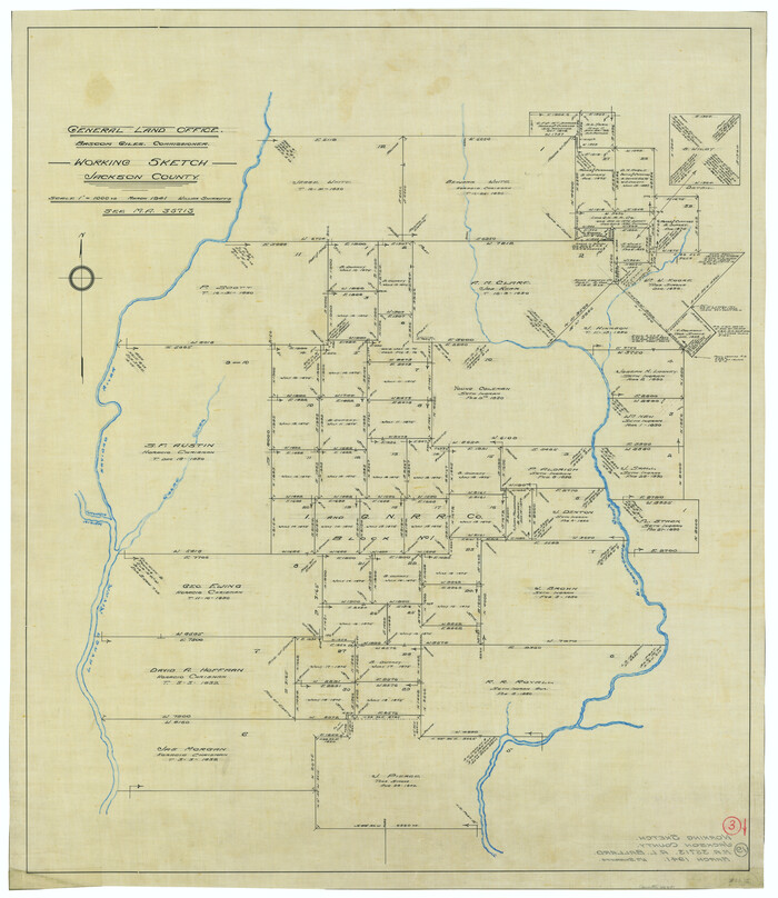 66451, Jackson County Working Sketch 3, General Map Collection