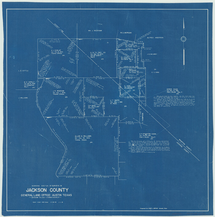 66453, Jackson County Working Sketch 5, General Map Collection