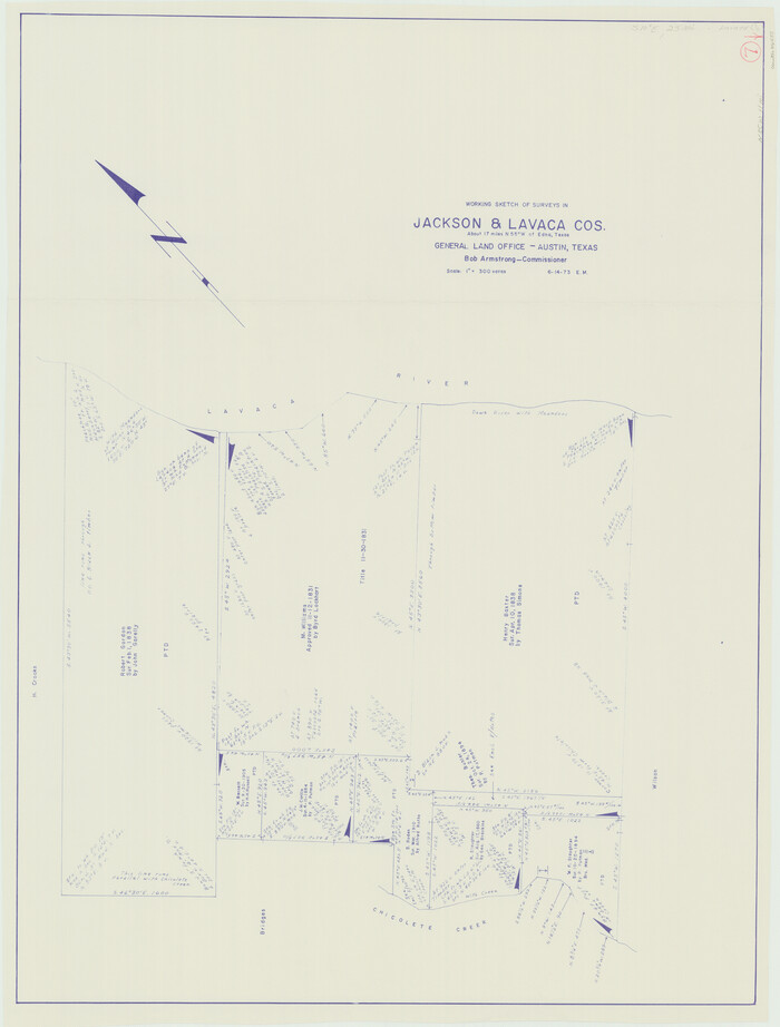 66455, Jackson County Working Sketch 7, General Map Collection