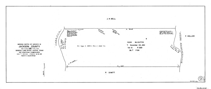 66457, Jackson County Working Sketch 9, General Map Collection