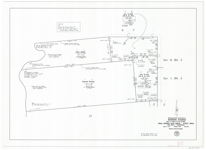 66461, Jackson County Working Sketch 13, General Map Collection

