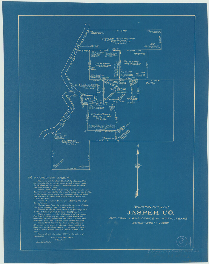66465, Jasper County Working Sketch 3, General Map Collection