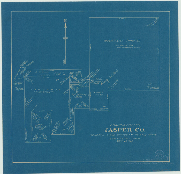 66478, Jasper County Working Sketch 16, General Map Collection