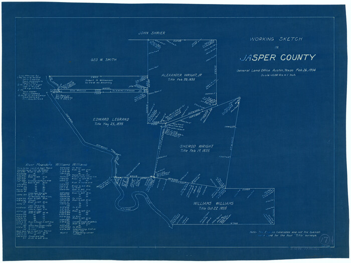 66479, Jasper County Working Sketch 17, General Map Collection