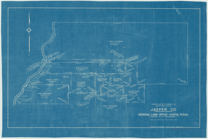 66487, Jasper County Working Sketch 25, General Map Collection