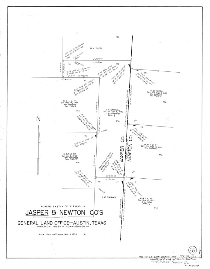 66488, Jasper County Working Sketch 26, General Map Collection