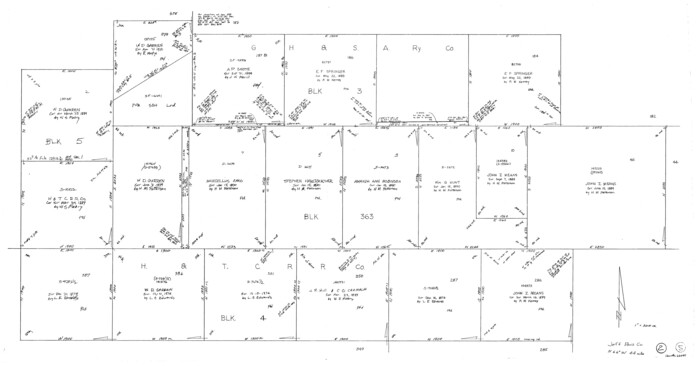 66497, Jeff Davis County Working Sketch 2, General Map Collection