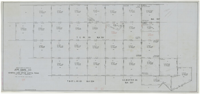 66519, Jeff Davis County Working Sketch 24, General Map Collection