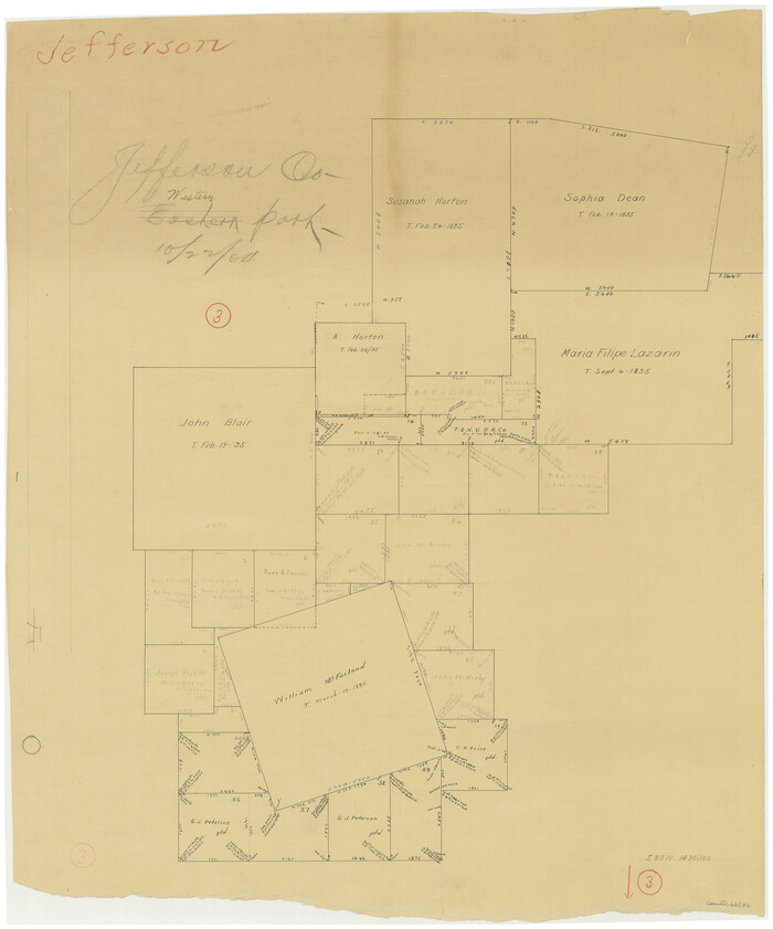 66546, Jefferson County Working Sketch 3, General Map Collection