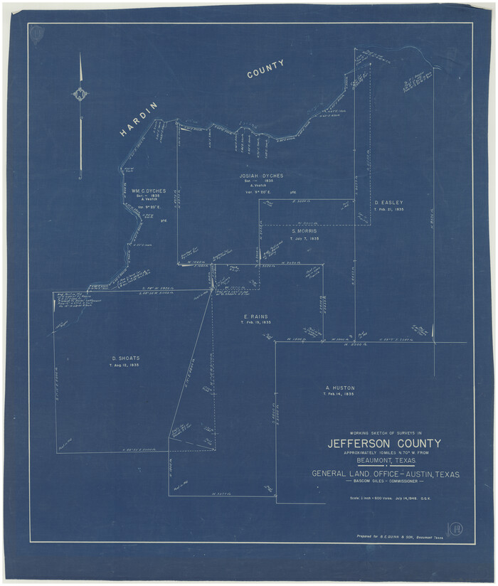 66557, Jefferson County Working Sketch 14, General Map Collection