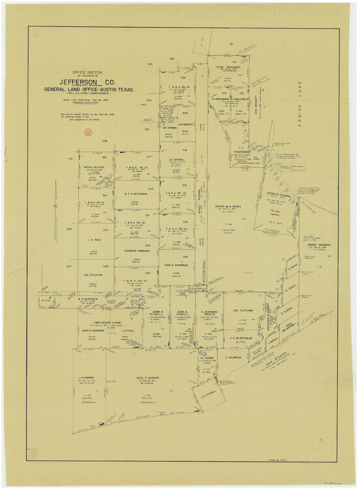66563, Jefferson County Working Sketch 20, General Map Collection