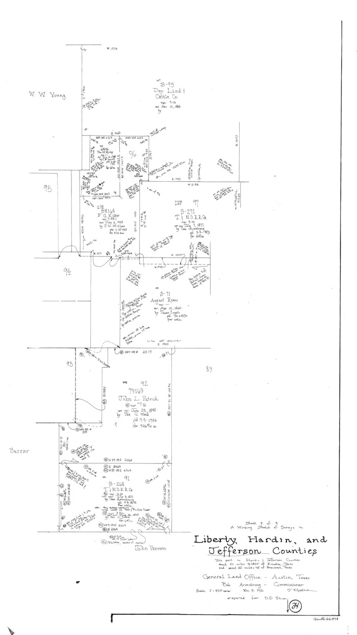 66578, Jefferson County Working Sketch 34, General Map Collection