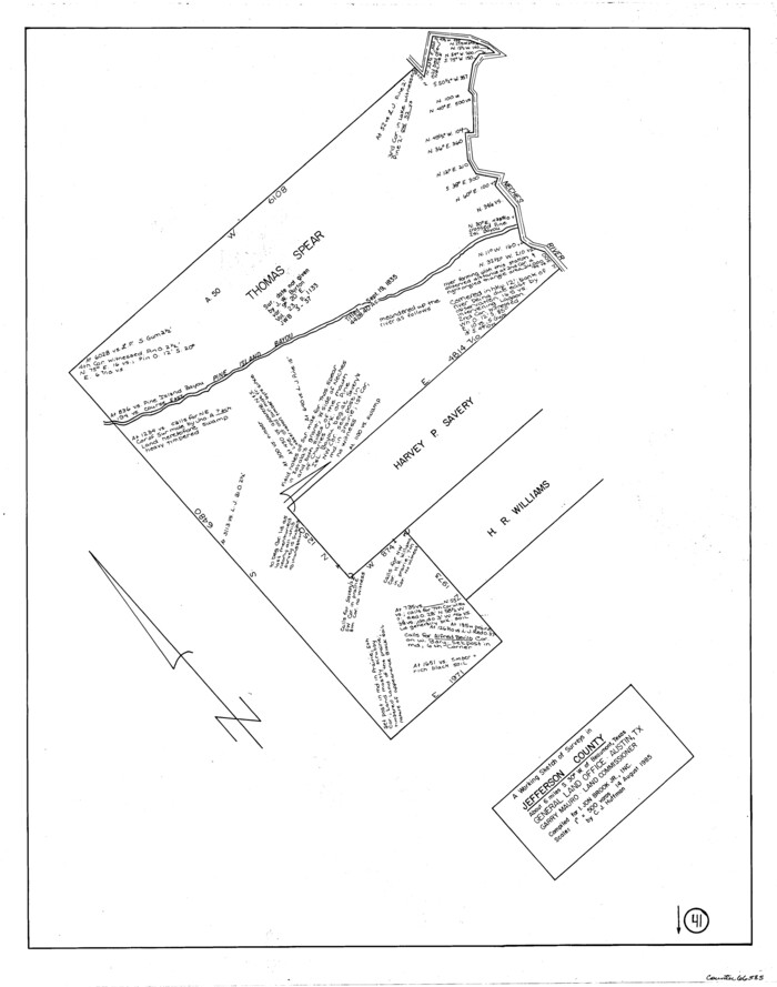 66585, Jefferson County Working Sketch 41, General Map Collection