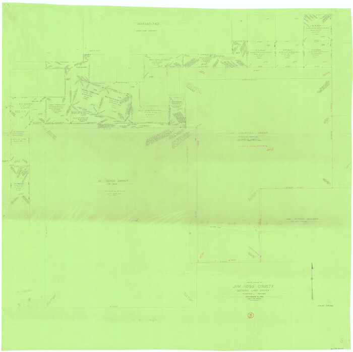66591, Jim Hogg County Working Sketch 5, General Map Collection