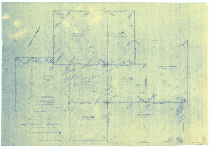 66623, Johnson County Working Sketch 10, General Map Collection