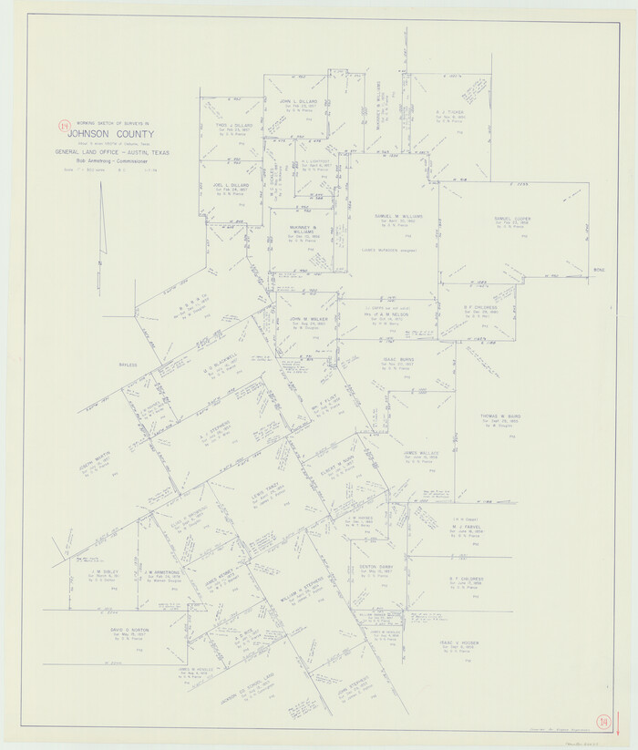 66627, Johnson County Working Sketch 14, General Map Collection
