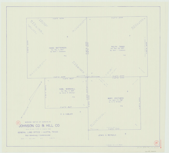 66628, Johnson County Working Sketch 15, General Map Collection