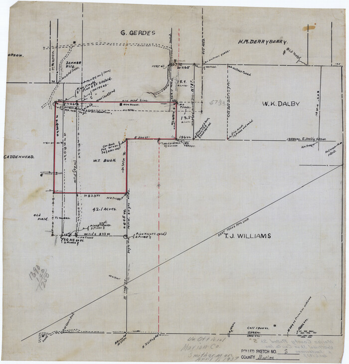 6663, Marion County Rolled Sketch S, General Map Collection