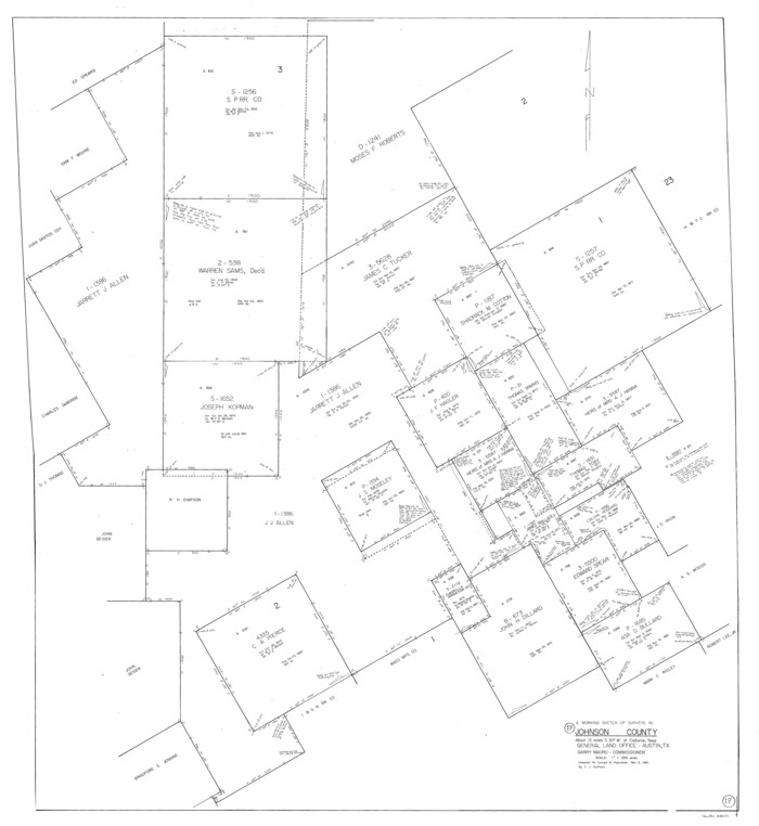 66630, Johnson County Working Sketch 17, General Map Collection