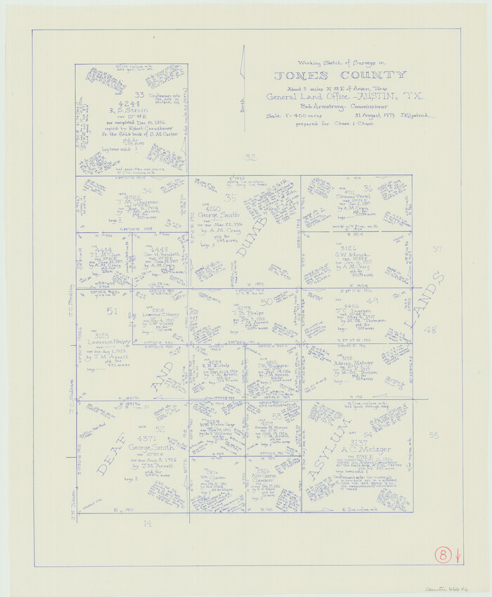 66646, Jones County Working Sketch 8, General Map Collection