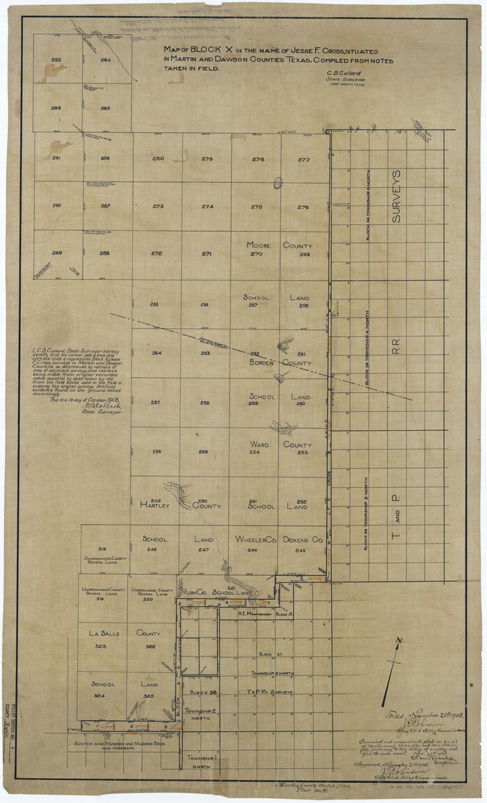 6665, Martin County Rolled Sketch 4, General Map Collection