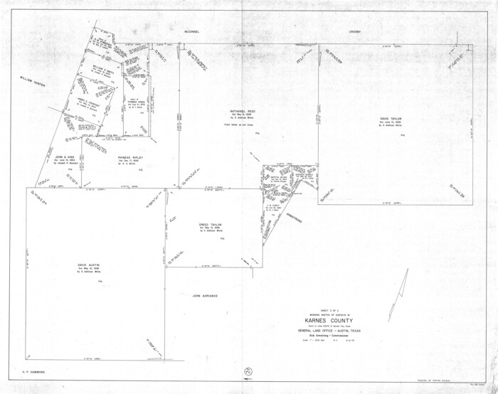 66660, Karnes County Working Sketch 12, General Map Collection