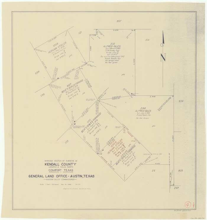 66676, Kendall County Working Sketch 4, General Map Collection