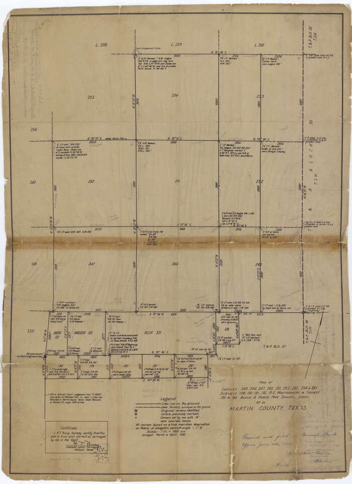 6668, Martin County Rolled Sketch 8, General Map Collection