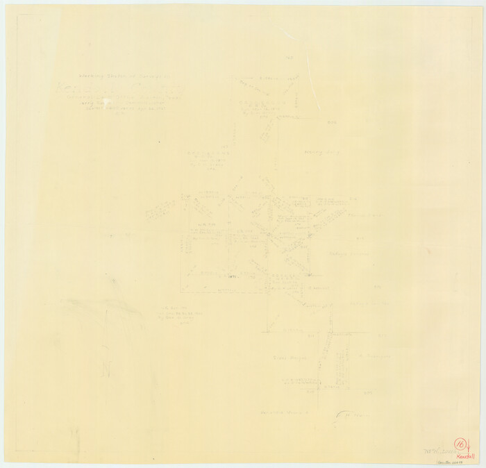 66688, Kendall County Working Sketch 16, General Map Collection