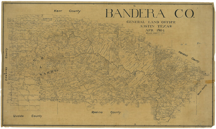 66709, Bandera Co., General Map Collection
