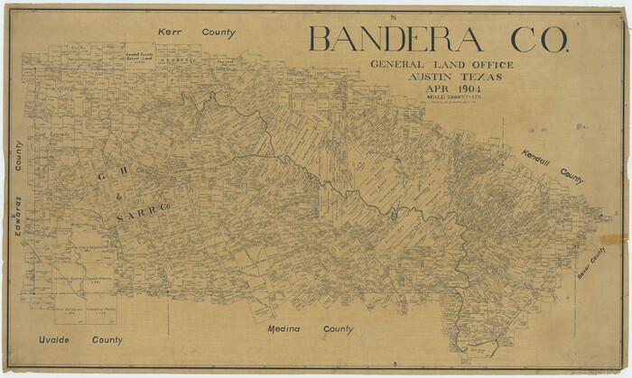 66709, Bandera Co., General Map Collection