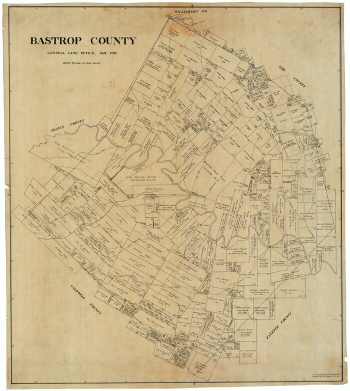 66711, Bastrop County, General Map Collection