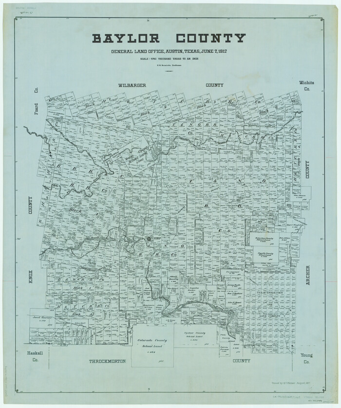 66714, Baylor County, General Map Collection