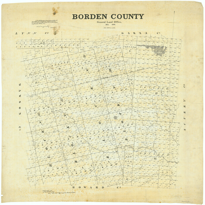 66717, Borden County, General Map Collection