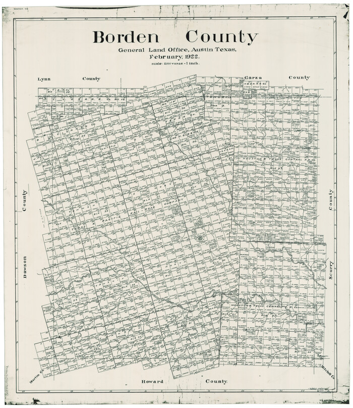 66718, Borden County, General Map Collection