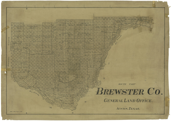 66723, South Part Brewster Co., General Map Collection