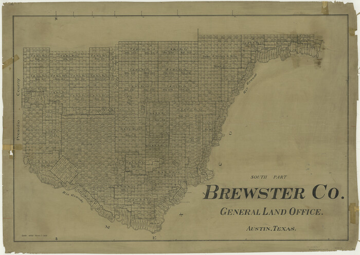66723, South Part Brewster Co., General Map Collection