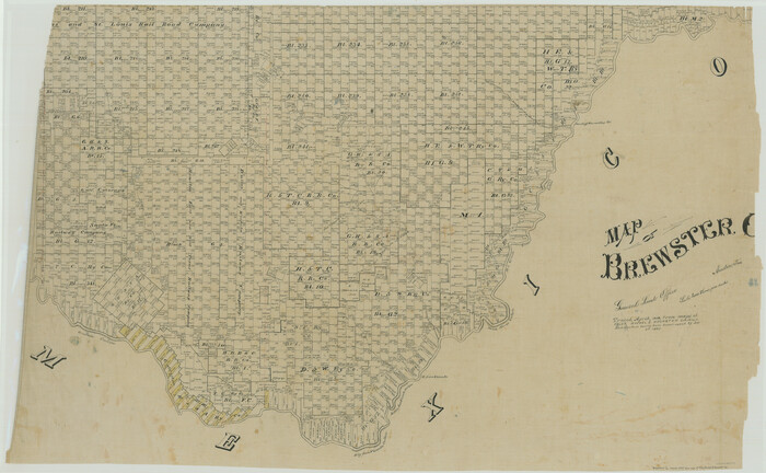 66725, Map of Brewster Co., General Map Collection