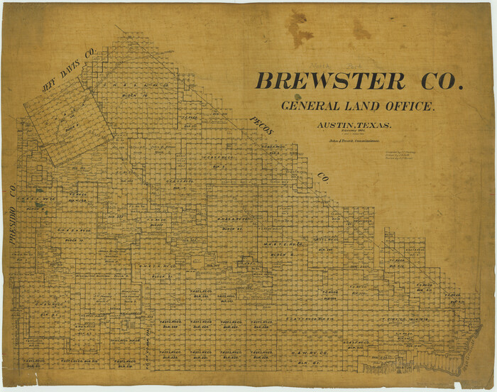 66727, North Part Brewster Co., General Map Collection