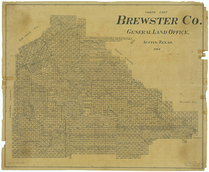 66729, North Part Brewster Co., General Map Collection