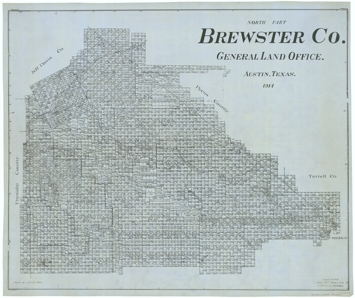 66730, North Part Brewster Co., General Map Collection