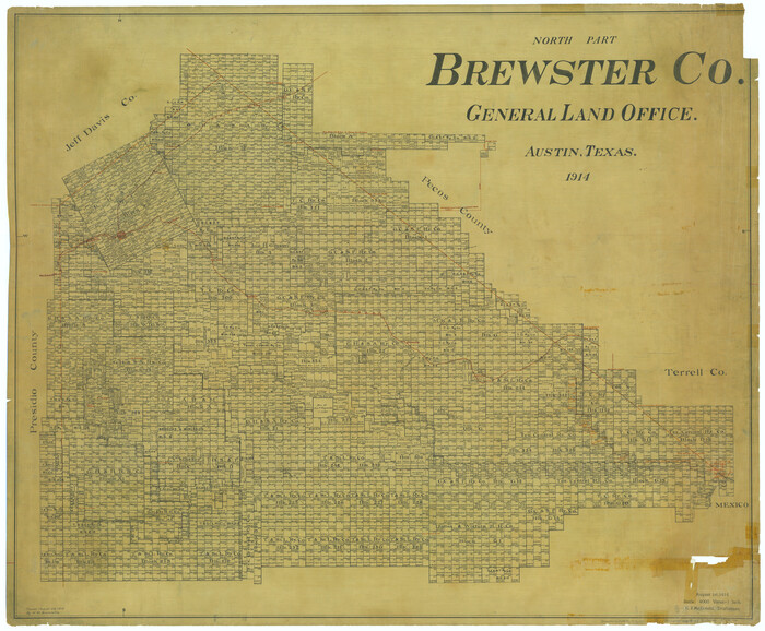 66731, North Part Brewster Co., General Map Collection