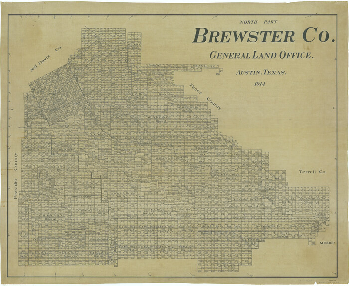 66732, North Part Brewster Co., General Map Collection