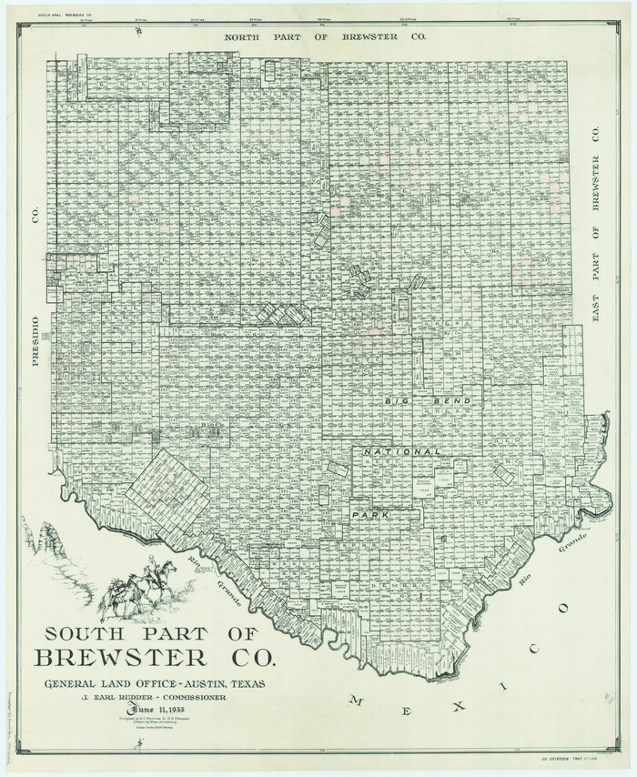 66736, South Part of Brewster Co., General Map Collection