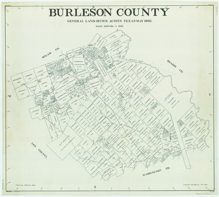 66740, Burleson County, General Map Collection