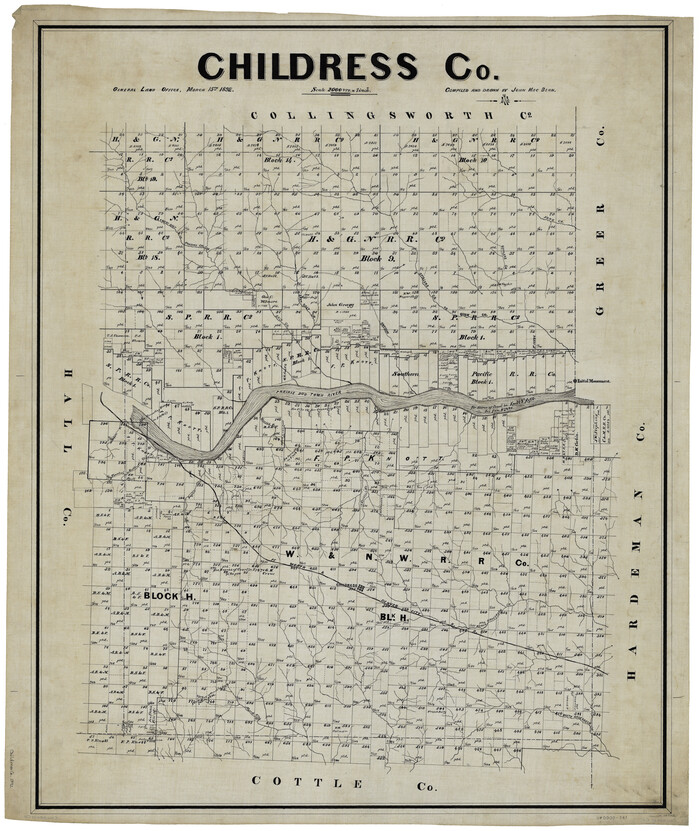 66752, Childress Co., General Map Collection
